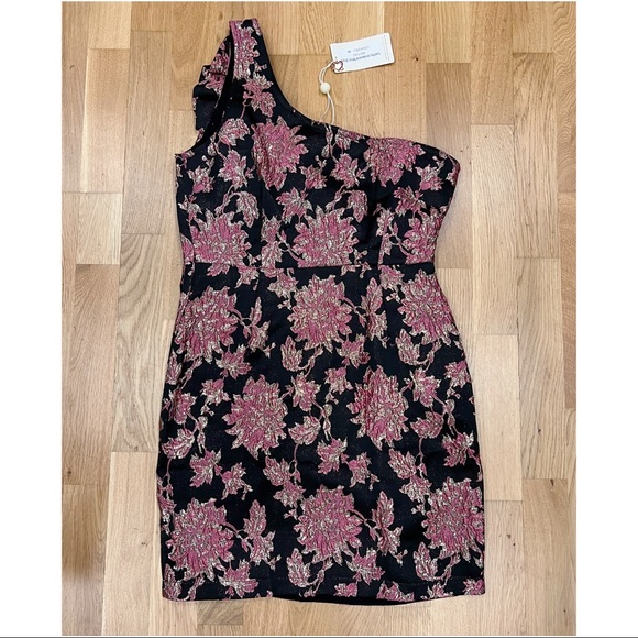 FOR LOVE & LEMONS LUELLA JACQUARD MINI DRESS SZ MEDIUM - BNWT - Picture 3 of 5